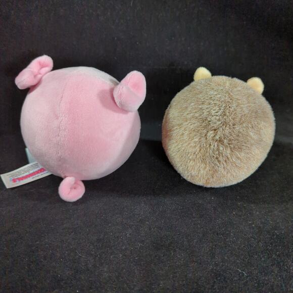 Lot of 9 Round Squishamals 4" x 4" and Minis Plush Animal Stress Balls - Picture 7 of 10